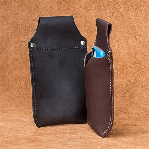 Large Leather Cell Phone Holster For Your Belt Handmade From Etsy Uk