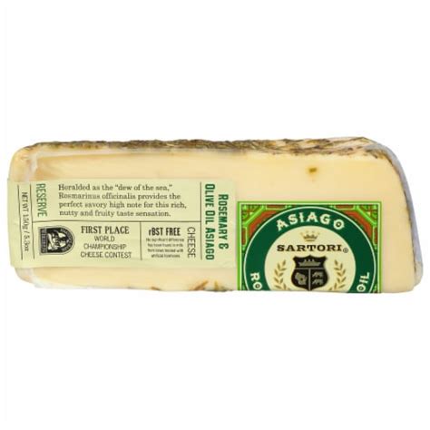 Sartori® Rosemary Asiago Cheese Wedge 53 Oz Ralphs