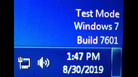 Test Mode Windows 7 Build 7601 Youtube