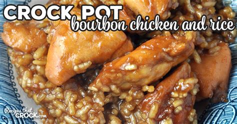 Everybody understands the stuggle of getting dinner on the table after a long day. Crock Pot Bourbon Chicken and Rice - Recipes That Crock!