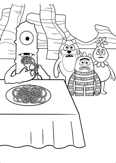 Yo Gabba Gabba Coloring Pages Books 100 FREE And Printable