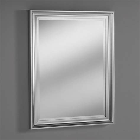 6742 Chrome Silver Mirror Home Accessories Mirrors Wall Mirrors