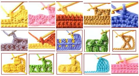 ) is a process of creating textiles by using a crochet hook to interlock loops of yarn, thread, or strands of other materials. Crochet Stitches And Sizes Guide - Page 2 of 2 - Pretty Ideas