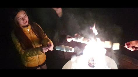 Toasting Marshmallows Fire Pit Youtube