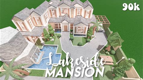 Lakeside Mansion Bloxburg Speedbuild Youtube