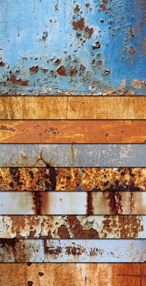Rusting Metals Surface Textures Color Textures Textures Patterns
