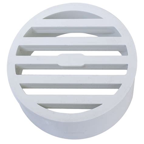 4 Pvc Sdr35 Drain Grate White Sp The Drainage Products Store