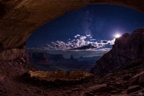 Starry Night In The False Kiva Utah Photorator