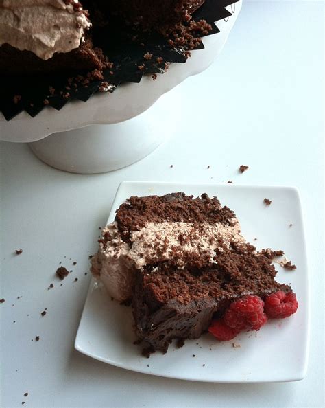 In our minds, chocolate mousse is pretty much a super fluffy pudding. chocolate cake with chocolate mousse filling, chocolate ...