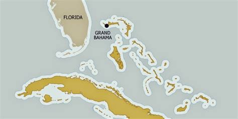 Grand Bahama Map 