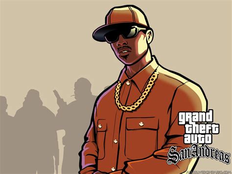 Grand Theft Auto San Andreas Map Wallpaper