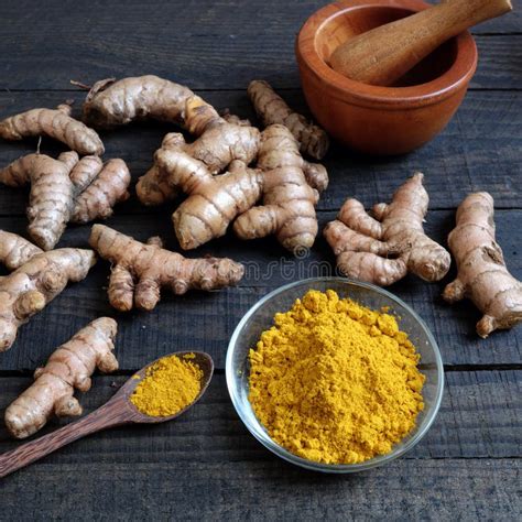 Turmeric Powder Spice Healthy Food Stock Image Image Of Indian