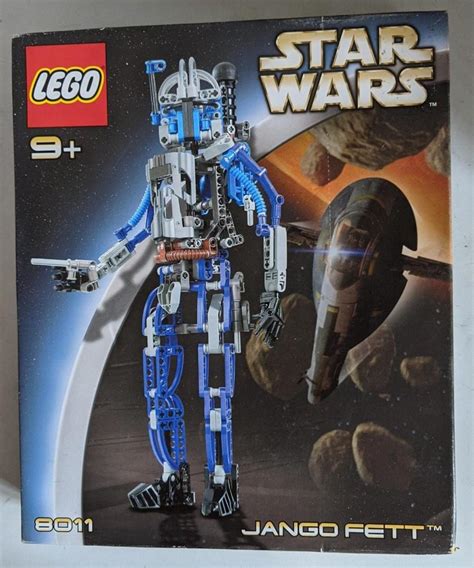 New Starwars Lego 8011 Technic Jango Fett Figure 2002 Seals Intact