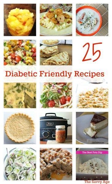 For people with diabetes, knowing what to serve and eat for family dinners can be tough. Enjoy 25 diabetic friendly recipes! Recipe round up w new ...