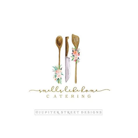 A good logo design sets your business apart. Kitchen Logo, Catering Logo, Utensil Logo, Flower Logo ...