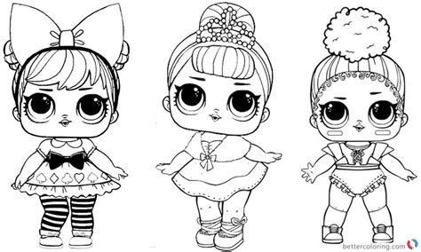 Lol Dolls Coloring Pages Printable Printable World Holiday