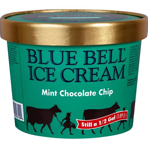 Blue Bell Mint Chocolate Chip Ice Cream Shop Ice Cream At H E B