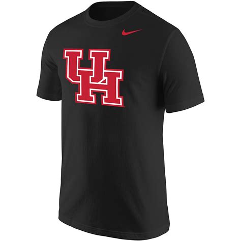 Nike Mens University Of Houston Core Cotton Logo T Shirt Academy