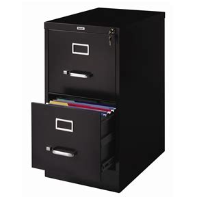 A 2 drawer locking file cabinet provides security to your files and documents by preventing its access to an unauthorized person. 2-Drawer Vertical Filing File Cabinet with Lock in Black ...