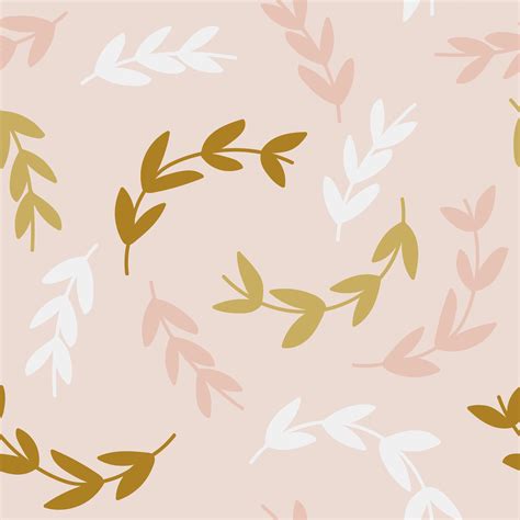 Simple Pattern Of Branches On Pink Background Download Free Vectors