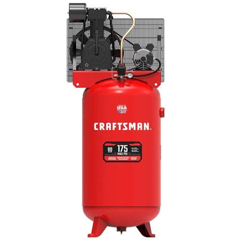 Craftsman 80 Gallon Two Stage Corded Electric Vertical Air Compressor