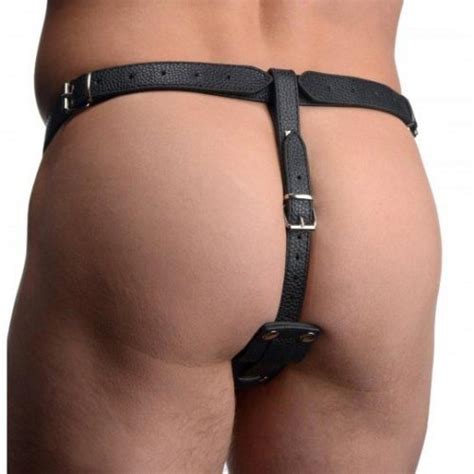 Strict Male Cock Ring Harness With Silicone Anal Plug Sex Toys At Adult Empire