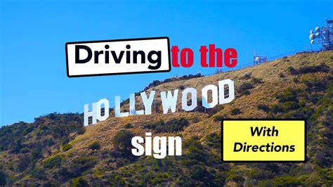 Driving To The Hollywood Sign Including Directions Youtube