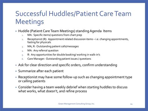 Ppt Pcmh Focus On The Care Team And Huddles Powerpoint Presentation