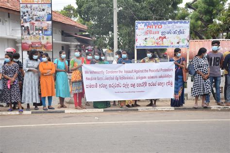 Protests Across North East Condemning Recent Arrests In The South Tamil Guardian