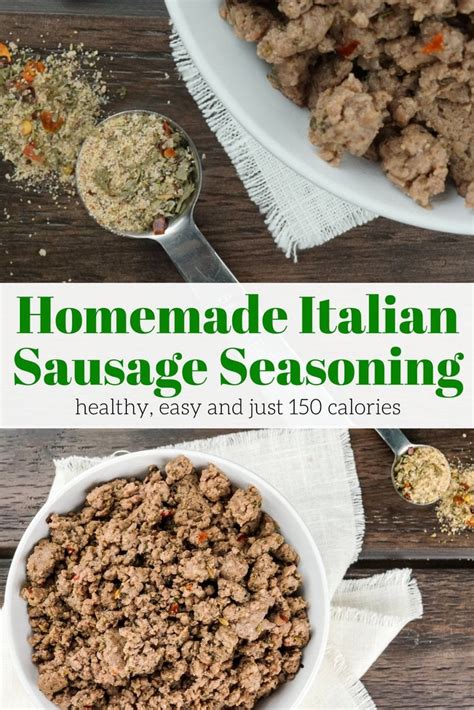 Homemade Italian Sausage Seasoning Slender Kitchen
