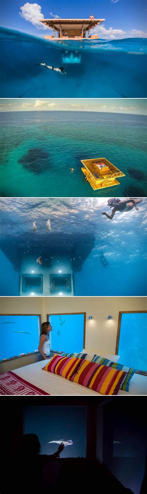 Manta Resort Underwater Room And 5 More Incredible Underwater Hotel