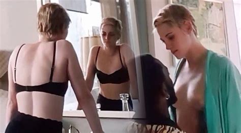 Kristen Stewart Sexy Boobs In Topless Scene From Seberg
