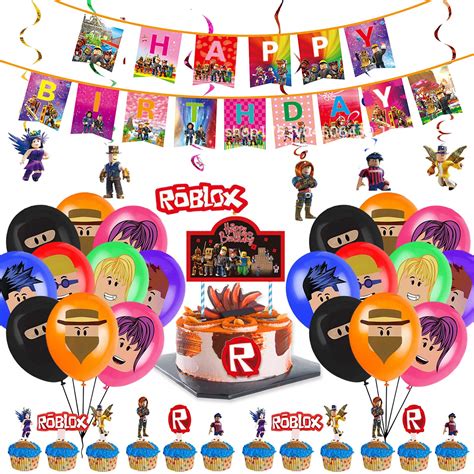 Buy Roblox Party Suppliesoblox Hanging Swirl Party Decorations Ro