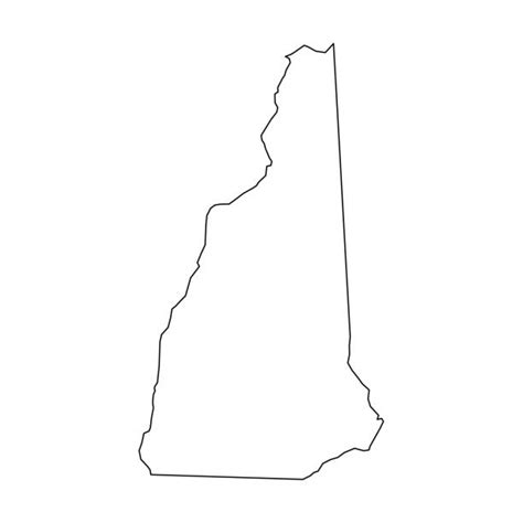 320 New Hampshire State Outline Stock Illustrations Royalty Free