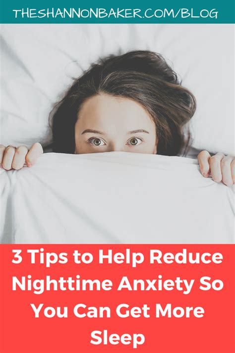 3 tips to help reduce nighttime anxiety so you can get more sleep