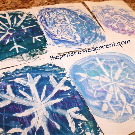 Tin Foil Snowflake Prints The Pinterested Parent