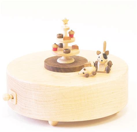 Wooderful Life Wooden Music Box Cats Chasing Mouse Supersmartchoices