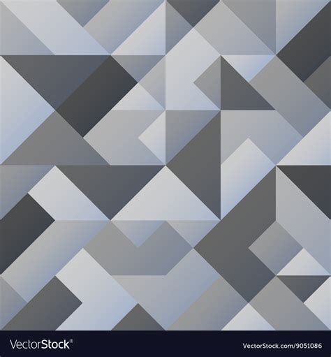 Grey Geometric Background Royalty Free Vector Image