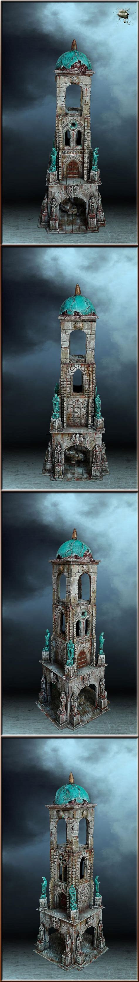 Gothic Lord Of The Rings Terrain Tower Osgiliath Tower Gallery