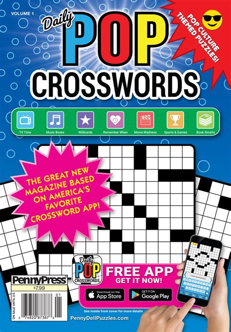 Daily POP Crosswords Penny Dell Puzzles Crossword Building Games