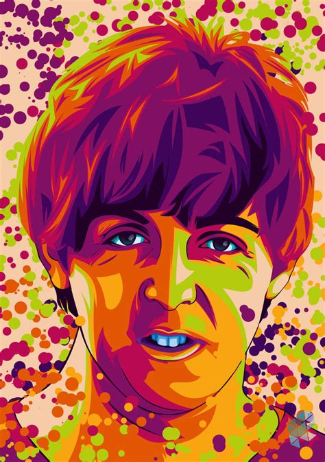 Paul Mccartney In Cartoon Popart By Rizkyirawan On Deviantart