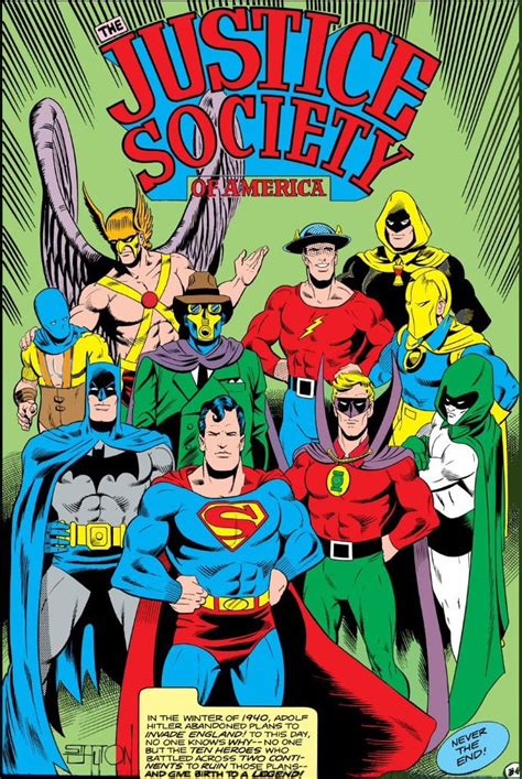 Comic Excerpt Untold Origin Of The Justice Society By Joe Staton And