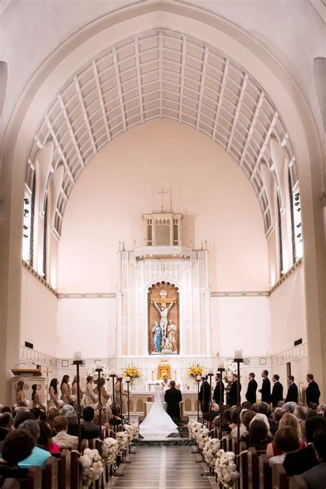 Wedding Ceremony Catholic Church Dallas