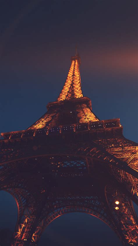 Iphone Eiffel Tower Wallpaper 4k Eiffel Tower At Night Iphone Wallpapers