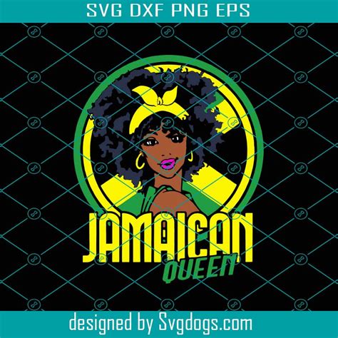 afro jamaican queen svg black girl svg jamaica svg afro svg jamaica girl svg jamaica woman