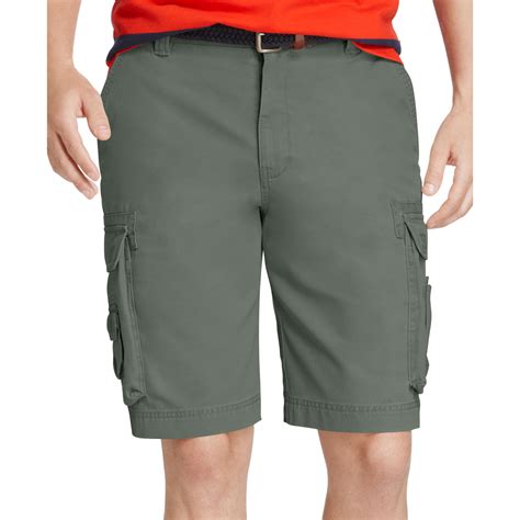 Lyst Izod Big And Tall Saltwater Flat Front Cargo Shorts In Natural For Men