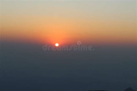 Beautiful Sunrise Early Morning With Clear Skies Stock Image Image Of