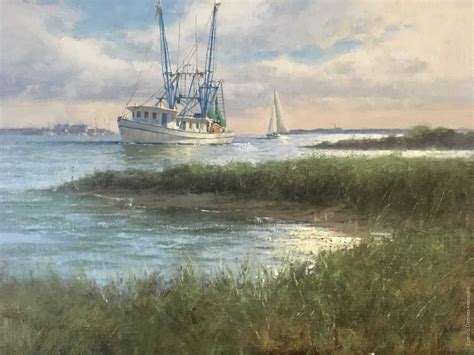 24 Marine Paintings By American Artist Donald Demers