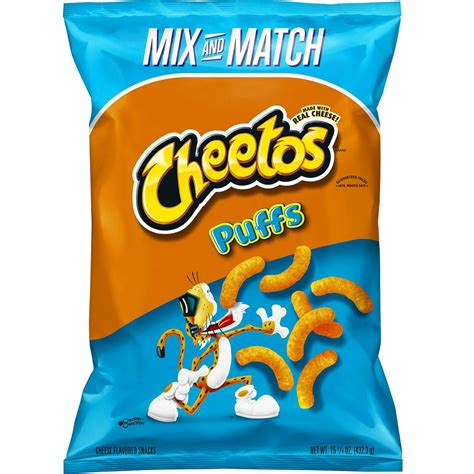 Cheetos Puffs Cheese Flavored Snacks 1525 Ounce