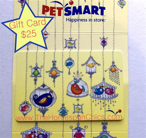 25 Petsmart T Card Giveaway Ends 65 The Homespun Chics